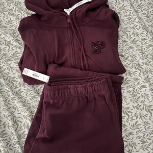 Victoria's Secret Burgundy Tracksuit